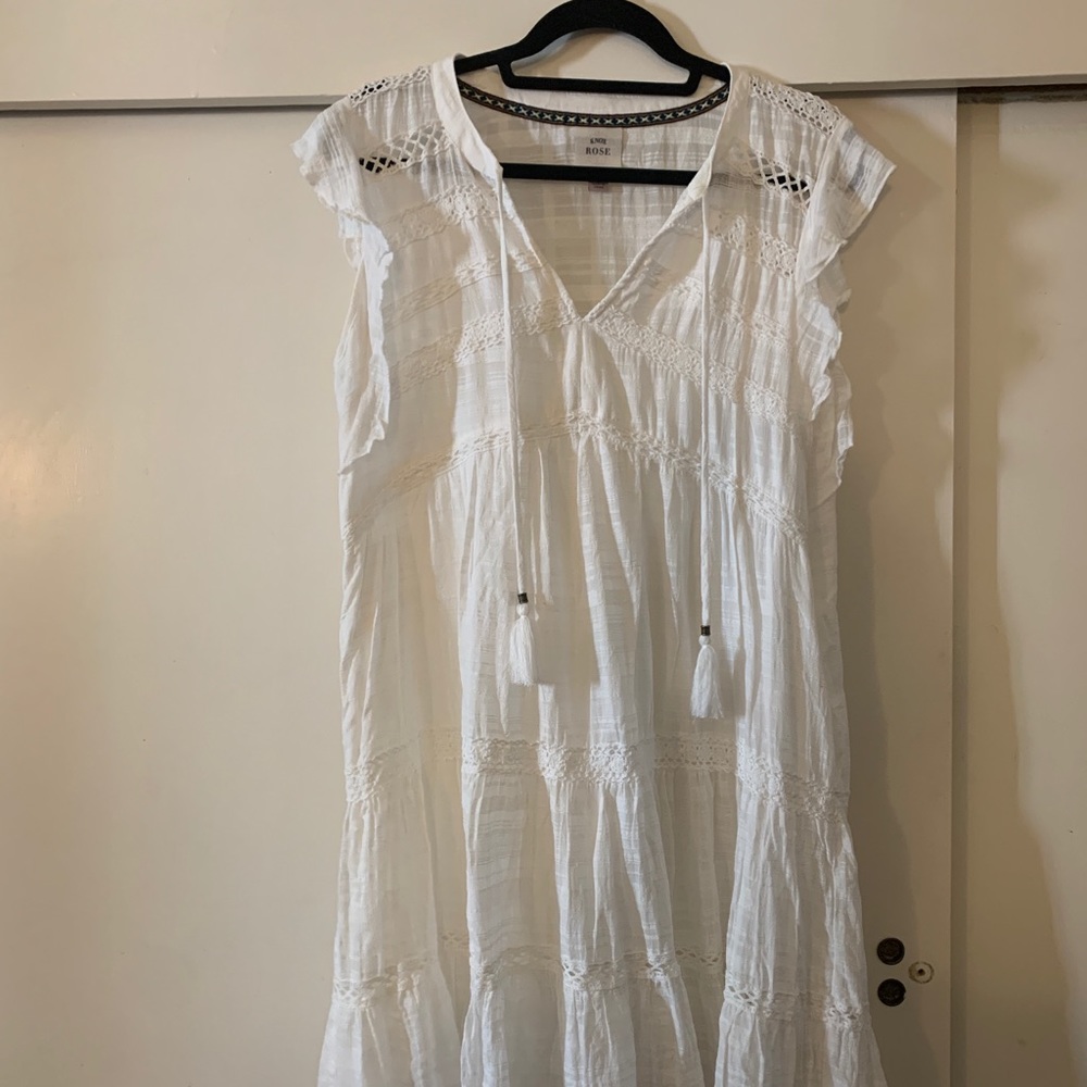 Knox Rose White Boho Dress
